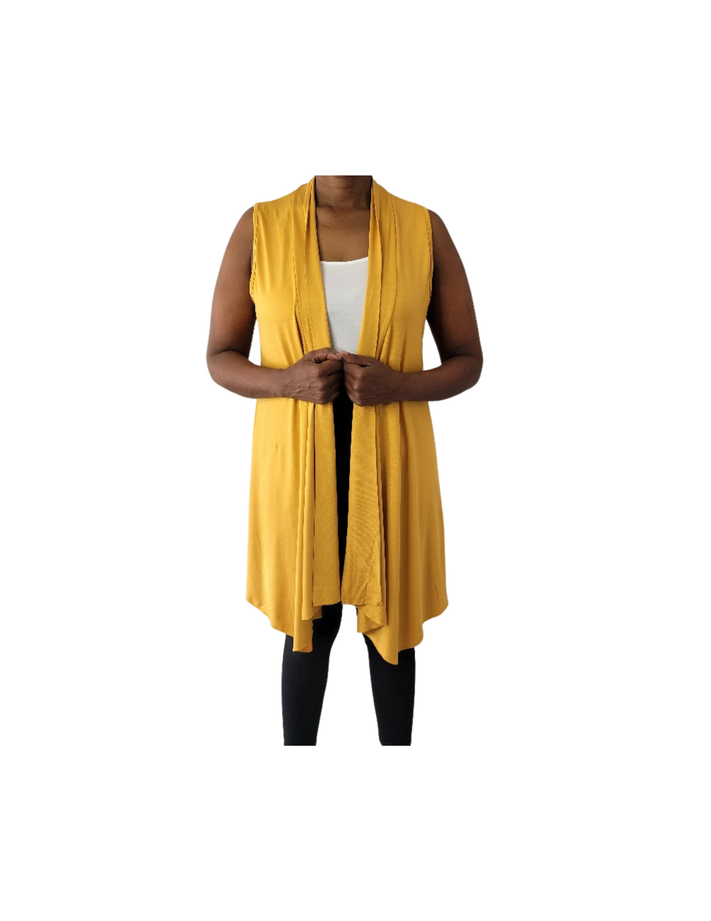 Capro women plus size long sleeved and sleeveless cardigans